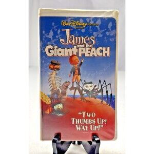 Disney James and the Giant Peach VHS 1990s Clamshell Roald Dahl Movie